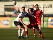 29 May 2015; Ronan Finn, Dundalk, in action against Daire Doyle, Shelbourne. Irish Daily Mail FAI Senior Cup, Second Round, Dundalk v Shelbourne. Oriel Park, Dundalk, Co. Louth. Photo by Sportsfile