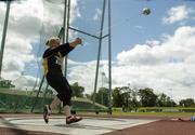 19 July 2008; Eileen O'Keeffe, Kilkenny City Harriers A.C., in action during the Women's Hammer event at the AAI National Track & Field Championships, Morton Stadium, Santry, Dublin. Picture credit: Pat Murphy / SPORTSFILE