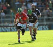 19 July 2008; Jerry O'Connor, Cork, in action against Fergal Healy, Galway. GAA Hurling All-Ireland Senior Championship Qualifier - Round 4, Cork v Galway, Thurles, Co. Tipperary. Picture credit: Ray McManus / SPORTSFILE
