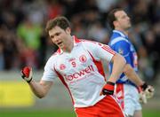 19 July 2008; Tyrone's Enda McGinley celebrates after scoring his side's first goal. GAA Football All-Ireland Senior Championship Qualifier - Round 1, Louth v Tyrone, Drogheda, Co. Louth. Picture credit: Brian Lawless / SPORTSFILE
