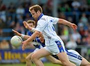 19 July 2008; Brian Kavanagh, Longford, in action against Cahir Healy, Laois. GAA Football All-Ireland Senior Championship Qualifier, Round 1, Longford v Laois. Pearse Park, Longford. Picture credit: Ray Lohan / SPORTSFILE *** Local Caption ***