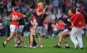 19 July 2008; Joe Deane, Cork, celebrates with team mate Diarmuid O'Sullvan. GAA Hurling All-Ireland Senior Championship Qualifier - Round 4, Cork v Galway, Thurles, Co. Tipperary. Picture credit: Ray Ryan / SPORTSFILE