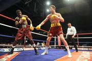 19 July 2008; Andy Lee, right, in action against Willie Gibbs. International Middleweight contest, University Sports Arena, Limerick. Picture credit: David Maher / SPORTSFILE
