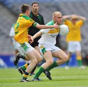 20 July 2008; Noel Andrew Graham, Offaly, in action against Mark Collins, Meath. ESB Leinster Minor Football Championship Final, Meath v Offaly, Croke Park, Dublin. Picture credit: David Maher / SPORTSFILE