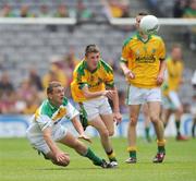 20 July 2008; Ruairi Allen, Offaly, in action against Mark Collins, Meath. ESB Leinster Minor Football Championship Final, Meath v Offaly, Croke Park, Dublin. Picture credit: David Maher / SPORTSFILE