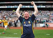 20 July 2008; Meath Manager Pat Coyle celebrates after the final whistle. ESB Leinster Minor Football Championship Final, Meath v Offaly, Croke Park, Dublin. Picture credit: Ray Lohan / SPORTSFILE *** Local Caption ***