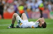 20 July 2008; A disappointed Lee Dunning, Offaly, at the end of the game. ESB Leinster Minor Football Championship Final, Meath v Offaly, Croke Park, Dublin. Picture credit: David Maher / SPORTSFILE