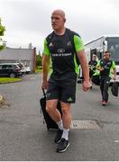 30 May 2015; Paul O'Connell, Munster, arrives for the game. Guinness PRO12 Final, Munster v Glasgow Warriors. Kingspan Stadium, Ravenhill Park, Belfast. Photo by Sportsfile