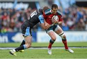 30 May 2015; Andrew Smith, Munster, is tackled by Richie Vernon, Glasgow Warriors. Guinness PRO12 Final, Munster v Glasgow Warriors. Kingspan Stadium, Ravenhill Park, Belfast. Photo by Sportsfile