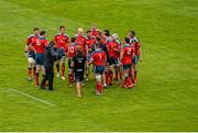 30 May 2015; The Munster team ahead of the game. Guinness PRO12 Final, Munster v Glasgow Warriors. Kingspan Stadium, Ravenhill Park, Belfast. Picture credit: Ramsey Cardy / SPORTSFILE