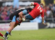 30 May 2015; Keith Earls, Munster, is tackled by DTH van Der Merwe, Glasgow Warriors. Guinness PRO12 Final, Munster v Glasgow Warriors. Kingspan Stadium, Ravenhill Park, Belfast. Photo by Sportsfile