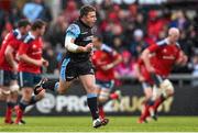 30 May 2015; Finn Russell, Glasgow Warriors, celebrates after scoring a penalty. Guinness PRO12 Final, Munster v Glasgow Warriors. Kingspan Stadium, Ravenhill Park, Belfast. Picture credit: Ramsey Cardy / SPORTSFILE
