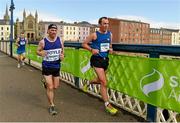 31 May 2015; Runners crossing the Craigavon bridge in the SSE Airtricity Derry Marathon. Guildhall Square, Derry. Picture credit: Oliver McVeigh / SPORTSFILE
