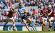 31 May 2015; Mark Schutte, Dublin, in action against Andrew Smith, Galway. Leinster GAA Hurling Senior Championship, Quarter-Final, Dublin v Galway. Croke Park, Dublin. Picture credit: Stephen McCarthy / SPORTSFILE