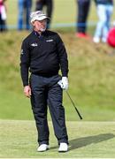 31 May 2015; Darren Clarke, Northern Ireland, watches his approach shot land on the 11th green. Dubai Duty Free Irish Open Golf Championship 2015, Final Day. Royal County Down Golf Club, Co. Down. Picture credit: John Dickson / SPORTSFILE