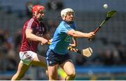 31 May 2015; Liam Rushe, Dublin, in action against Joe Canning, Galway. Leinster GAA Hurling Senior Championship, Quarter-Final, Dublin v Galway, Croke Park, Dublin. Picture credit: Seb Daly / SPORTSFILE