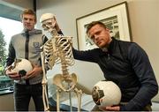 31 May 2015; The Beacon Hospital in association with First Ireland launched their new Sports Medicine Programme with the help of some past and present Republic of Ireland International soccer players John O’Shea, James McClean, Damien Duff and John Giles. Pictured are James McClean, left, and Damien Duff. Beacon Hospital, Sandyford, Dublin. Picture credit: David Maher / SPORTSFILE
