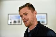 31 May 2015; The Beacon Hospital in association with First Ireland launched their new Sports Medicine Programme with the help of some past and present Republic of Ireland International soccer players John O’Shea, James McClean, Damien Duff and John Giles. Pictured is Damien Duff. Beacon Hospital, Sandyford, Dublin. Picture credit: David Maher / SPORTSFILE