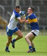 31 May 2015; Michael O'Halloran, Waterford, in action against Seamus Kennedy, Tipperary. Munster GAA Football Senior Championship, Quarter-Final, Waterford v Tipperary. Semple Stadium, Thurles, Co. Tipperary. Picture credit: Diarmuid Greene / SPORTSFILE