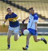 31 May 2015; Mark Ferncombe, Waterford, in action against Seamus Kennedy, Tipperary. Munster GAA Football Senior Championship, Quarter-Final, Waterford v Tipperary. Semple Stadium, Thurles, Co. Tipperary. Picture credit: Diarmuid Greene / SPORTSFILE