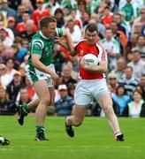 20 July 2008; Ronan Clarke, Armagh, in action against Shane McDermott, Fermanagh. GAA Football Ulster Senior Championship Final, Armagh v Fermanagh, St Tighearnach's Park, Clones, Co. Monaghan. Picture credit: Oliver McVeigh / SPORTSFILE