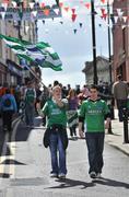 20 July 2008; Fans make their way down Fermanagh Street. GAA Football Ulster Senior Championship Final, Armagh v Fermanagh, St Tighearnach's Park, Clones, Co. Monaghan. Picture credit: Brian Lawless / SPORTSFILE