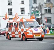 20 July 2008; A general view of a van painted in the Armagh colours. GAA Football Ulster Senior Championship Final, Armagh v Fermanagh, St Tighearnach's Park, Clones, Co. Monaghan. Picture credit: Brian Lawless / SPORTSFILE