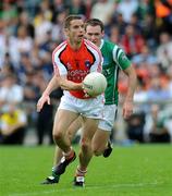 20 July 2008; Paul McGrane, Armagh, in action against James Sherry, Fermanagh. GAA Football Ulster Senior Championship Final, Armagh v Fermanagh, St Tighearnach's Park, Clones, Co. Monaghan. Picture credit: Brian Lawless / SPORTSFILE