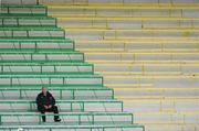 19 July 2008; A lone fan watches the match. GAA Hurling All-Ireland Senior Championship Relegation Play-off, Antrim v Laois, Pairc Tailteann, Navan, Co. Meath. Picture credit: Brian Lawless / SPORTSFILE