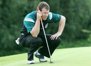 18 July 2008; Jim McKay, Killeavy GFC, during the FBD GAA Golf Challenge, Ulster Final. Current GAA stars and all-time legends were on hand to tee off the competition, which is now in its ninth year and allows GAA clubs from across Ireland and abroad to compete for an All-Ireland title on a completely level par, without restrictions. Killymoon Golf Club, Cookstown, Co. Tyrone. Picture credit: Oliver McVeigh / SPORTSFILE