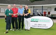 18 July 2008; The St Teresa's GFC team, Antrim, during the FBD GAA Golf Challenge, Ulster Final. Current GAA stars and all-time legends were on hand to tee off the competition, which is now in its ninth year and allows GAA clubs from across Ireland and abroad to compete for an All-Ireland title on a completely level par, without restrictions. Killymoon Golf Club, Cookstown, Co. Tyrone. Picture credit: Oliver McVeigh / SPORTSFILE