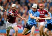 31 May 2015; Colm Cronin, Dublin, in action against Padraig Mannion, Galway. Leinster GAA Hurling Senior Championship, Quarter-Final, Dublin v Galway, Croke Park, Dublin. Picture credit: Seb Daly / SPORTSFILE