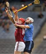 31 May 2015; Joe Canning, Galway, in action against Peter Kelly, Dublin. Leinster GAA Hurling Senior Championship, Quarter-Final, Dublin v Galway, Croke Park, Dublin. Picture credit: Ray McManus / SPORTSFILE