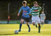 31 May 2015; Eoin Kirwan, UCD, in action against Joesph O'Neill, Sheriff YC. Irish Daily Mail FAI Senior Cup, Second Round, UCD v Sheriff YC. UCD Bowl, UCD, Belfield, Dublin. Picture credit: Piaras Ó Mídheach / SPORTSFILE