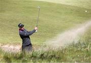 31 May 2015; Jaco Van Zyl, South Africa, plays out of a bunker on the 18th. Dubai Duty Free Irish Open Golf Championship 2015, Final Day. Royal County Down Golf Club, Co. Down. Picture credit: John Dickson / SPORTSFILE