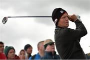 30 May 2015; Anders Hansen, Denmark, watches his drive from the 2nd tee box. Dubai Duty Free Irish Open Golf Championship 2015, Day 3. Royal County Down Golf Club, Co. Down. Picture credit: Brendan Moran / SPORTSFILE