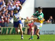 19 July 2008; Rory Hanniffy, Offaly, in action against Jack Kennedy, Waterford. GAA Hurling All-Ireland Senior Championship Qualifier - Round 4, Offaly v Waterford, Thurles, Co. Tipperary. Picture credit: Ray McManus / SPORTSFILE
