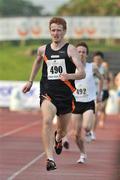 25 July 2008; Eoin Pierce, from Dublin, on his way to winning the Junior Mile. Morton Memorial Games, Morton Stadium, Santry, Co. Dublin Picture credit: Matt Browne / SPORTSFILE