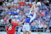 26 July 2008; Donal Kingston, Laois, in action against Peter Turley, Down. GAA Football All-Ireland Senior Championship Qualifier - Round 2, Laois v Down, , Portlaoise. Picture credit: Matt Browne / SPORTSFILE
