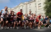 27 July 2008; The start of the Athletics Ireland Family Fun Festival 5K Fun Run. Farmleigh, Phoenix Park, Dublin. Picture credit: Tomas Greally / SPORTSFILE