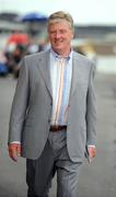 28 July 2008; TV presenter Pat Kenny arrives for the opening day of the Galway Racing Festival. Galway Racing Fesitval, Ballybrit, Galway. Picture credit: Stephen McCarthy / SPORTSFILE