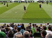 3 June 2015; A general view as spectators look on during Republic of Ireland squad training. Republic of Ireland Squad Training, Aviva Stadium, Lansdowne Road, Dublin. Picture credit: David Maher / SPORTSFILE