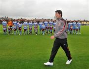 28 July 2008; Sunderland manager Roy Keane walks out on the pitch as the Cobh Ramblers team line up. Pre-season friendly, Cobh Ramblers v Sunderland, Turners Cross, Cork. Picture credit: David Maher / SPORTSFILE