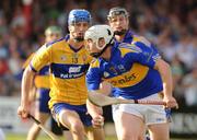 30 July 2008; Padraig Maher, Tipperary, in action against Darach Honan, Clare. Bord Gais Munster GAA Hurling U21 Championship Final, Clare v Tipperary, Cusack Park, Ennis, Co. Clare. Picture credit: Matt Browne / SPORTSFILE
