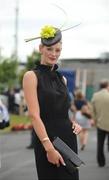31 July 2008; Elaine Divilly, from Athenry, Co. Galway, during Ladies Day at the Galway Racing Festival. Galway Racing Festival, Ballybrit, Co. Galway. Picture credit: Stephen McCarthy / SPORTSFILE