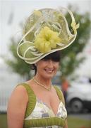 31 July 2008; Veronica Walsh, from Navan, Co. Meath, during Ladies Day at the Galway Racing Festival. Galway Racing Festival, Ballybrit, Co. Galway. Picture credit: Stephen McCarthy / SPORTSFILE