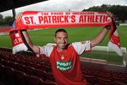 31 July 2008; St. Patrick's Athletic new signing John Murphy. Richmond Park, Dublin. Picture credit: Brian Lawless / SPORTSFILE