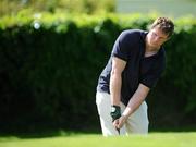 29 July 2008; Malcolm O'Kelly plays onto the first green during the BT IRUPA Rugby Players Golf Classic. Elm Park Golf Club, Dublin. Picture credit: Brian Lawless / SPORTSFILE