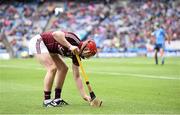 31 May 2015; Joe Canning, Galway, prepares to take a free. Leinster GAA Hurling Senior Championship, Quarter-Final, Dublin v Galway. Croke Park, Dublin. Picture credit: Stephen McCarthy / SPORTSFILE