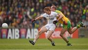 17 May 2015; Peter Harte, Tyrone, in action against Neil Gallagher, Donegal. Ulster GAA Football Senior Championship, Preliminary Round, Donegal v Tyrone. MacCumhaill Park, Ballybofey, Co. Donegal. Picture credit: Stephen McCarthy / SPORTSFILE
